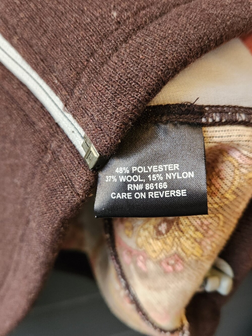 Sherpa Adventure Wool Blend Zip Front Jacket - Picture 7 of 9